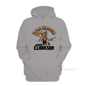Utah Jazz Flamethrower Nickname Jordan Clarkson Hoodie