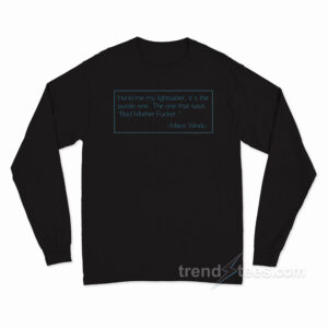 Samuel Jackson Mace Windu : Bad Mother Fucker Long Sleeve Shirt