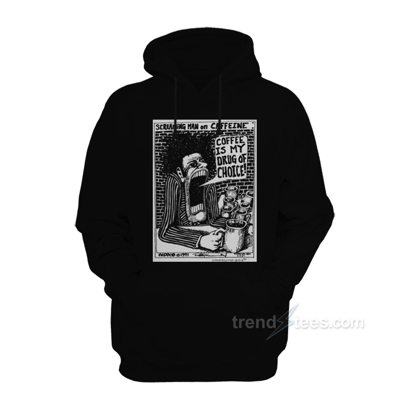 Screaming Man On Caffeine Hoodie