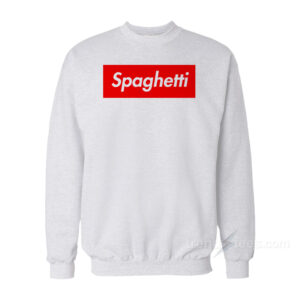 Spaghetti Red Box Logo Sweatshirt