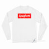 Spaghetti Red Box Logo Long Sleeve Shirt