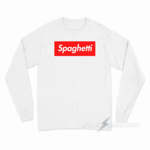 Spaghetti Red Box Logo Long Sleeve Shirt