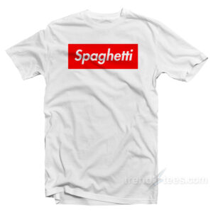 Spaghetti Red Box Logo T-Shirt
