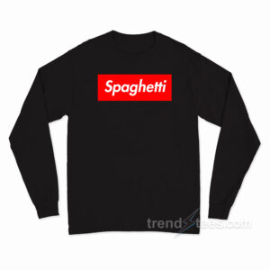 Spaghetti Red Box Logo Long Sleeve Shirt