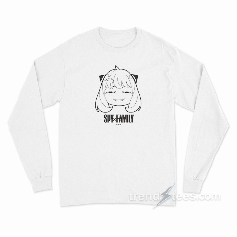 Spy Family Anya Face Long Sleeve Shirt