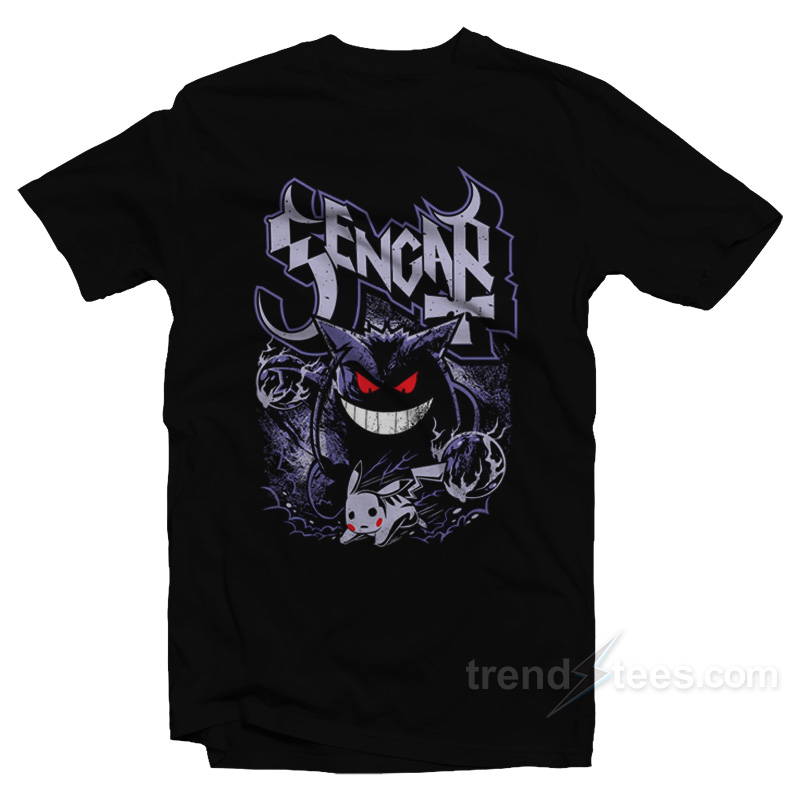 The Shadow Ghost Gengar Pokemon T-Shirt