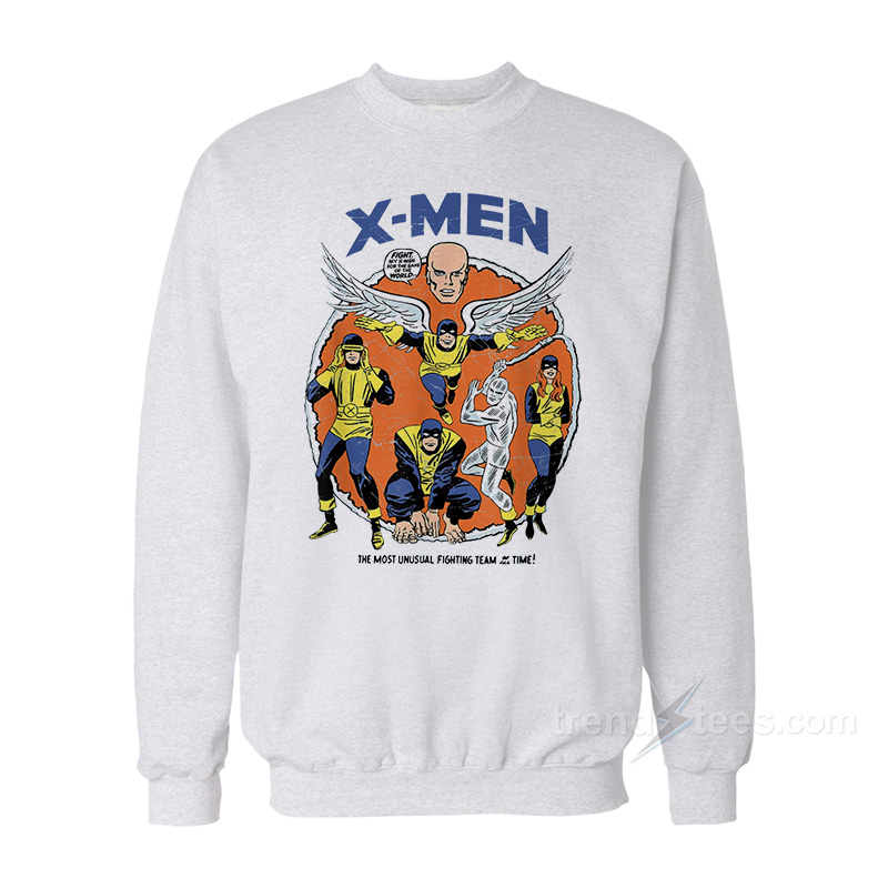X-Men Mutants Classic Retro Comic Sweatshirt
