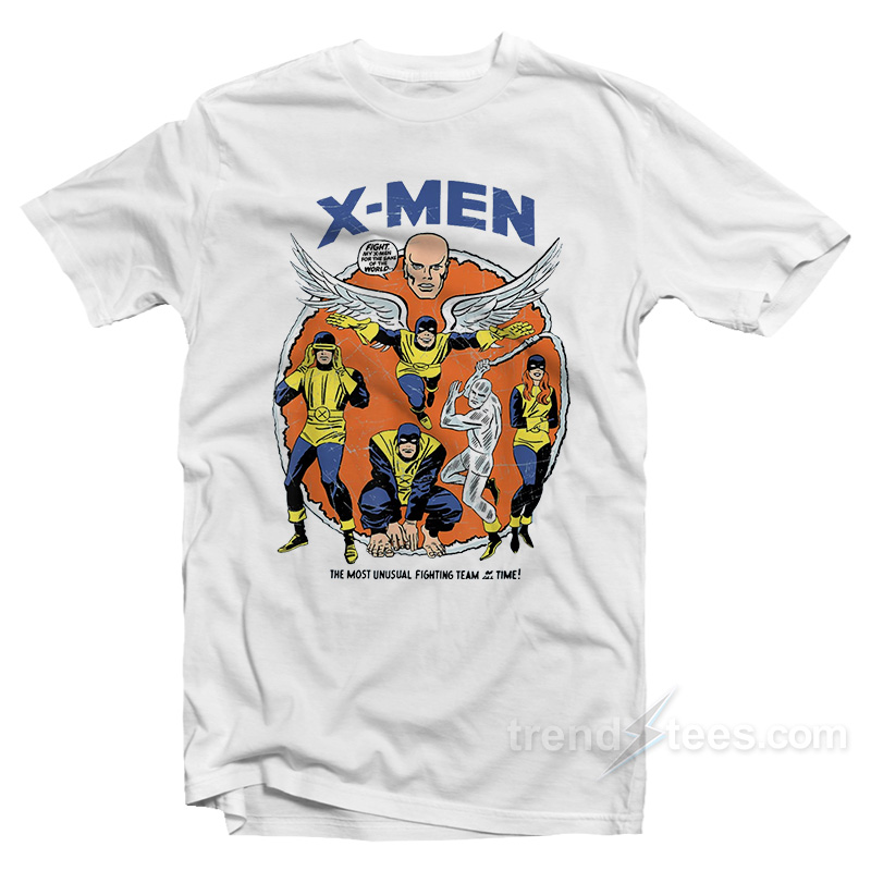X-Men Mutants Classic Retro Comic T-Shirt