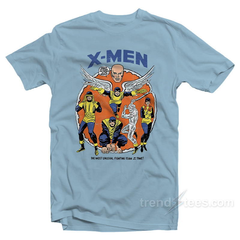 X-Men Mutants Classic Retro Comic T-Shirt