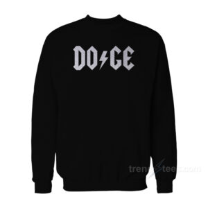 Dogecoin ACDC Logo Sweatshirt