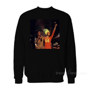 Lauryn Hill Erykah Badu During TNT Bob Marley All Star Tribute Sweatshirt