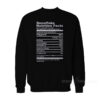 Snowflake Nutrition Facts Sweatshirt