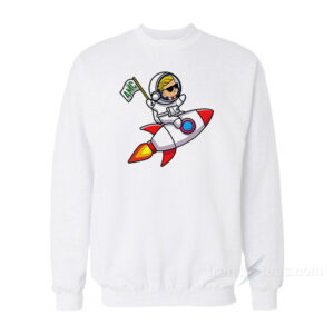 Spaceship To The Moon AMC Stock Investor Sweatshirt