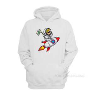 Spaceship To The Moon AMC Stock Investor Hoodie