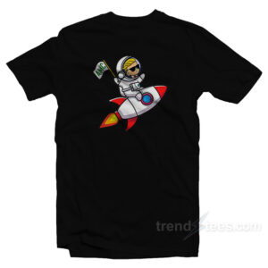 Spaceship To The Moon AMC Stock Investor T-Shirt
