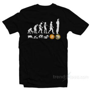 The Evolution of Money Dogecoin T-Shirt