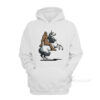 Bigfoot Riding A Unicorn Hoodie