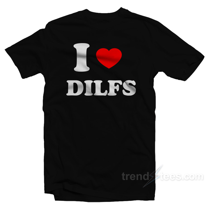 i love dilfs crop top