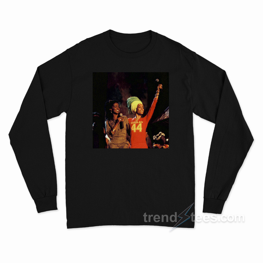 Lauryn Hill Erykah Badu During TNT Bob Marley All Star Tribute Long Sleeve Shirt