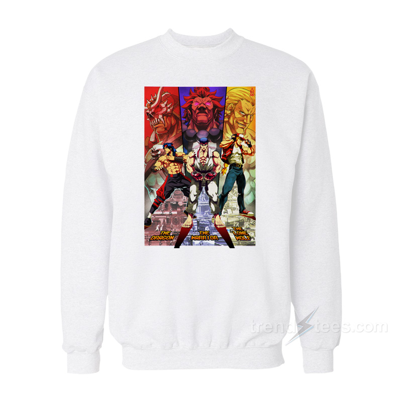 Mortal Kombat Street Fighter Crossover Sweatshirt