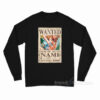 Nami Wanted Poster Long Sleeve Shirt