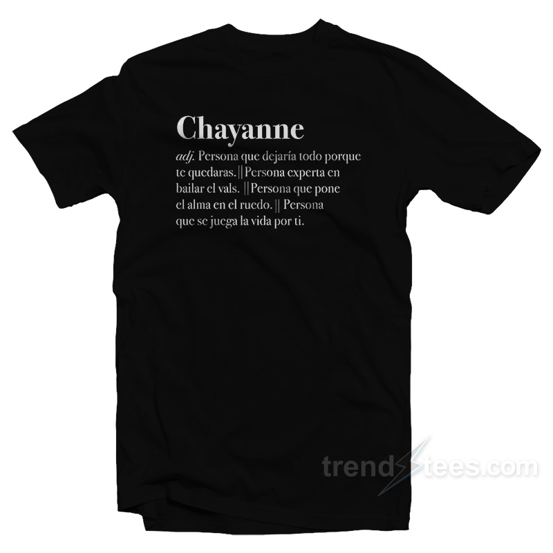 Polera Chayanne Diccionario T-Shirt