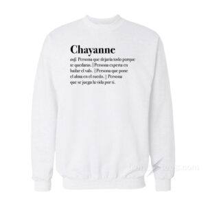 Polera Chayanne Diccionario Sweatshirt
