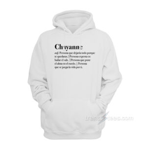 Polera Chayanne Diccionario Hoodie