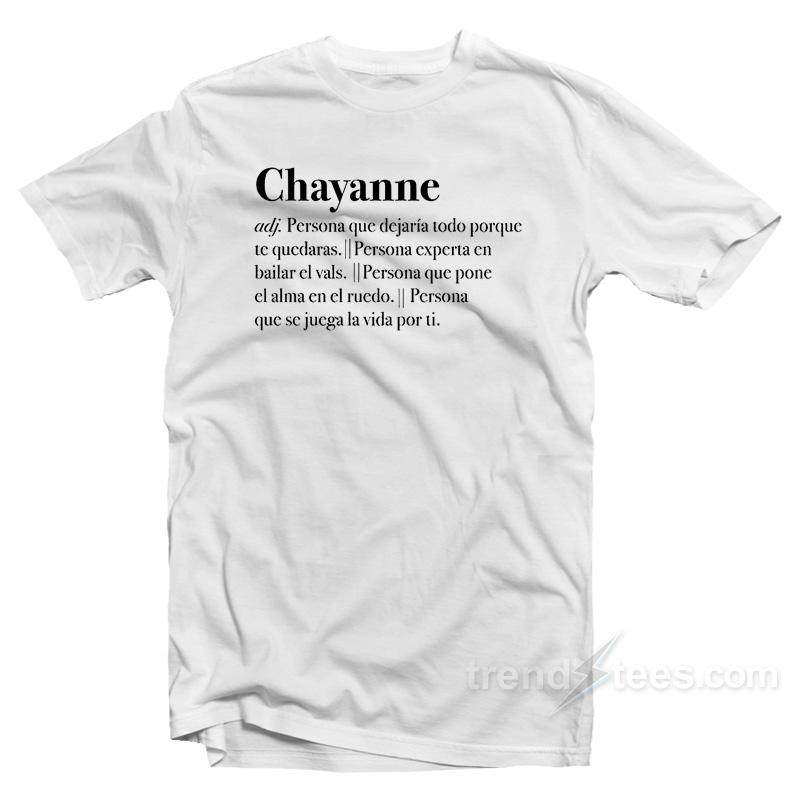 Polera Chayanne Diccionario T-Shirt