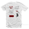 Red Taylor Version All Too Well T-Shirt