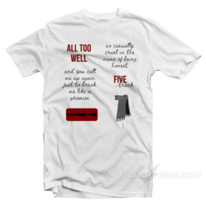 Red Taylor Version All Too Well T-Shirt