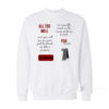 Red Taylor Version All Too Well Sweatshirt