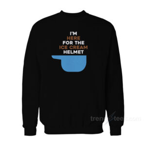 Ice Cream Helmet Sweatshirt
