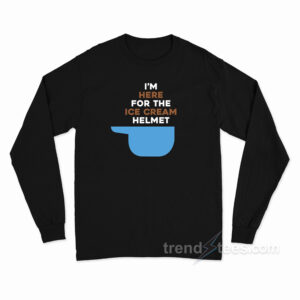 Ice Cream Helmet Long Sleeve Shirt