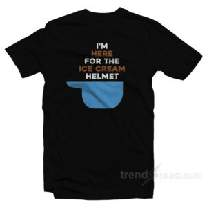 Ice Cream Helmet T-Shirt