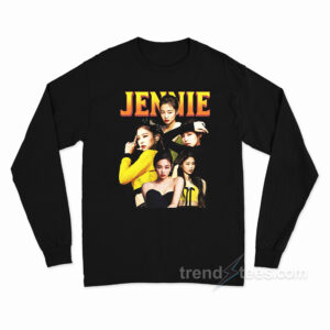 Jennie BLACKPINK Vintage Long Sleeve Shirt