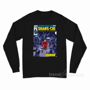 Marvel Shang-Chi And The Legend of The Ten Rings Comic Book Cover Long Sleeve Shirt