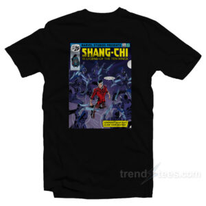 Marvel Shang-Chi And The Legend of The Ten Rings Comic Book Cover T-Shirt