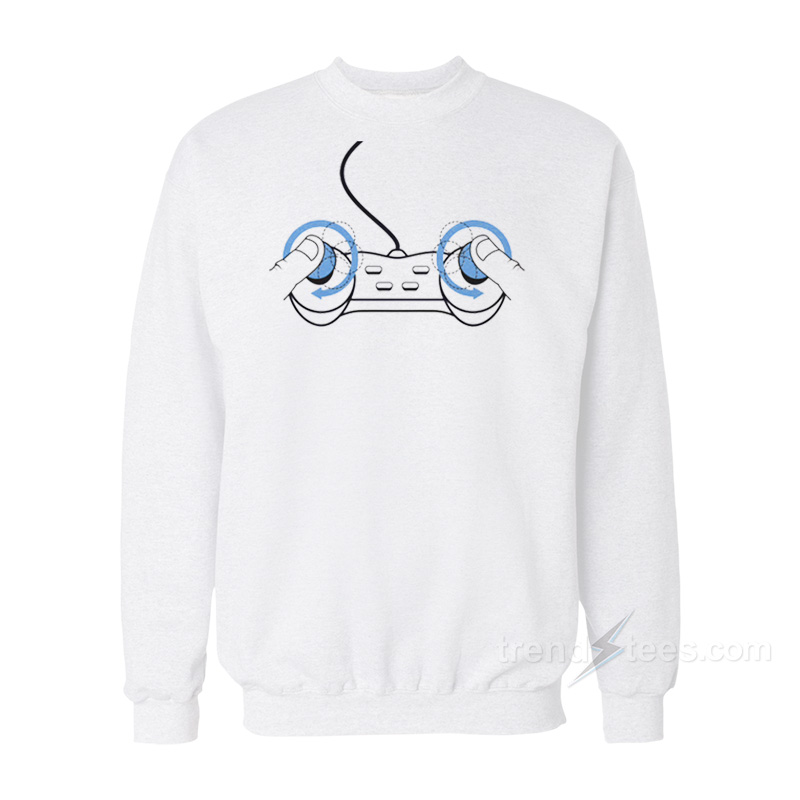 Nipple Twister Game Controller Remote Sweatshirt