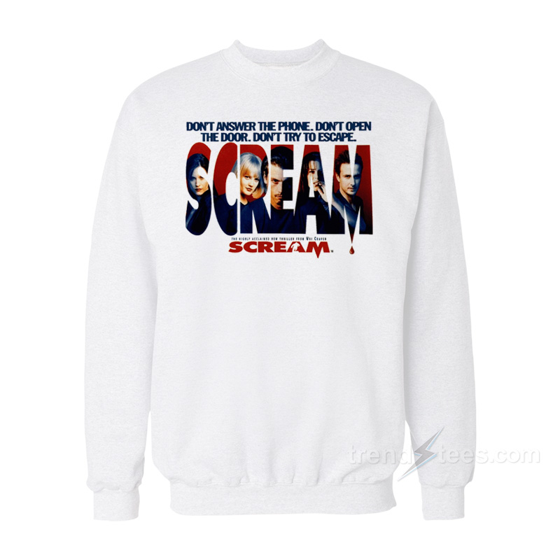 Scream 1996 Horror Movie Sweatshirt