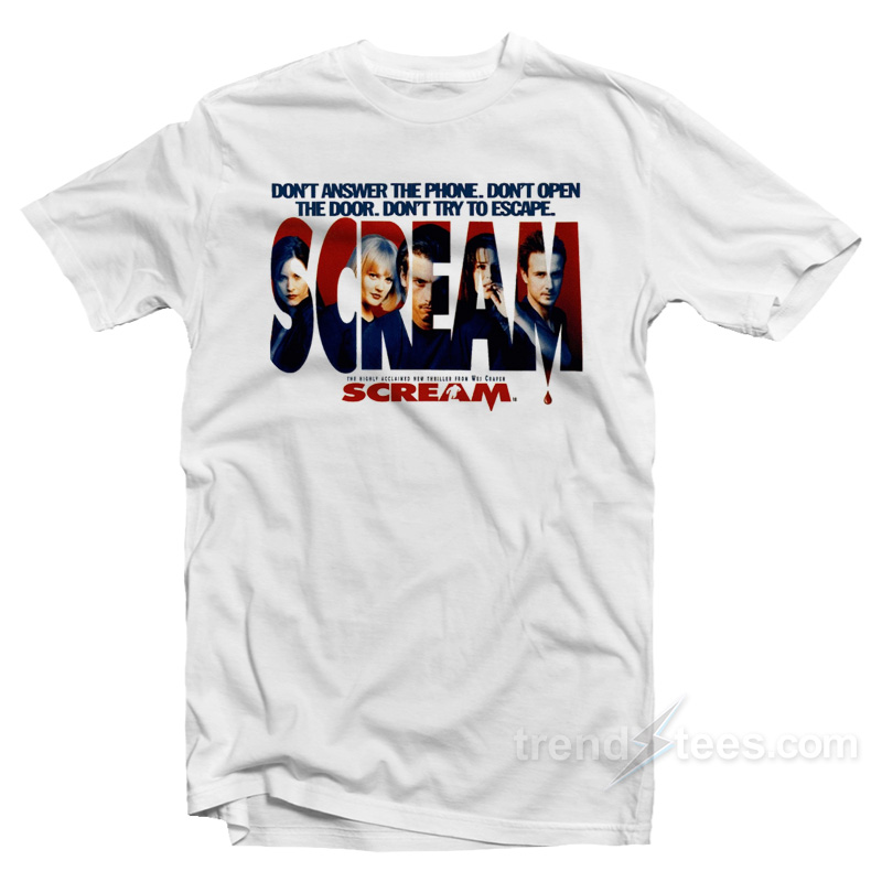 Scream 1996 Horror Movie T-Shirt