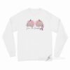 Boobs Save The Pumpkins Cancer Long Sleeve Shirt