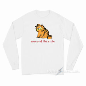 Enemy Of The State Garfield Long Sleeve Shirt