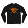 Groovy Chainsaw And Shotgun Long Sleeve Shirt