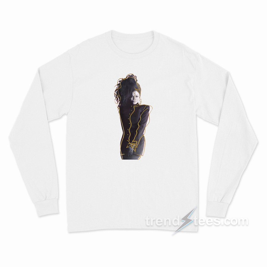 Janet Jackson Control Album Long Sleeve Shirt