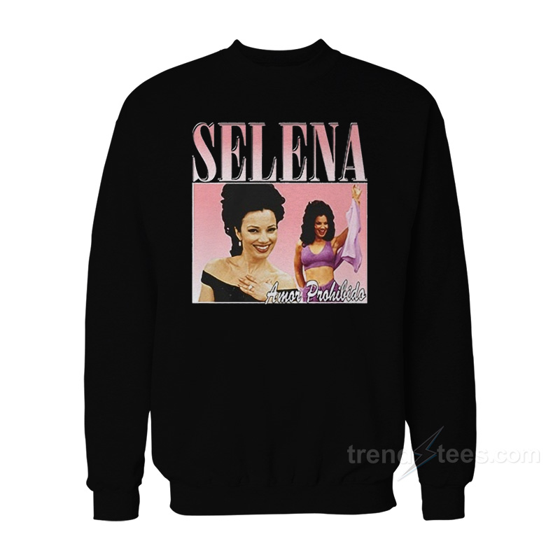 Selena Quintanilla Amor Prohibido Vintage Sweatshirt trendstees