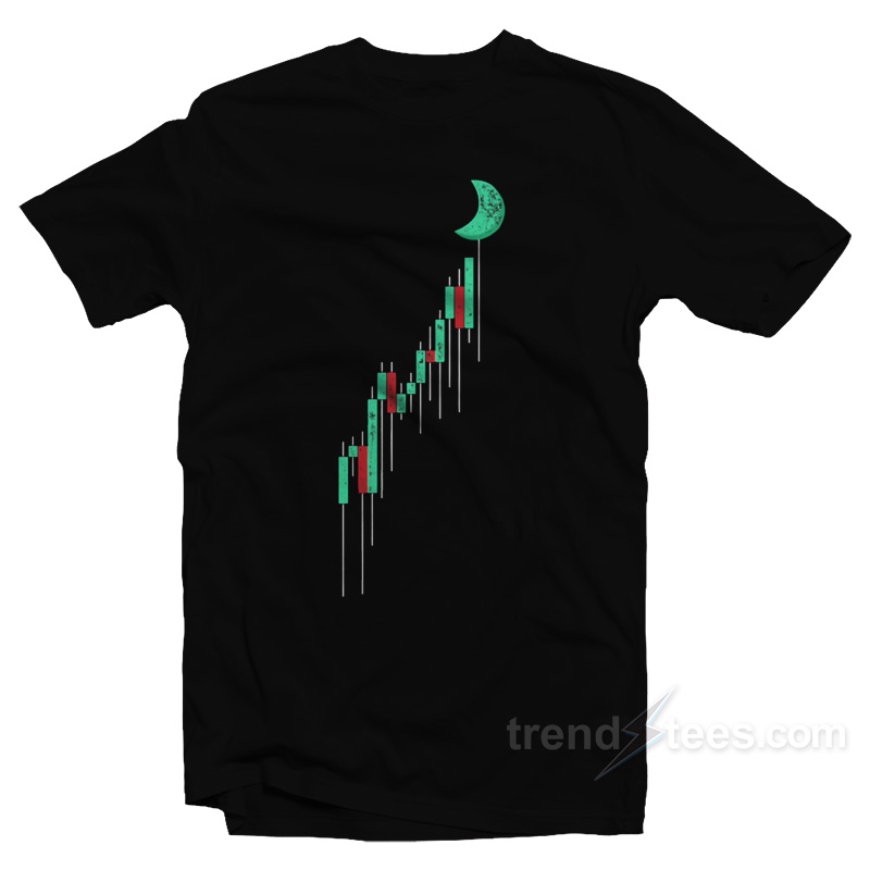Crypto Trading Hodl Stock Chart To The Moon T-Shirt