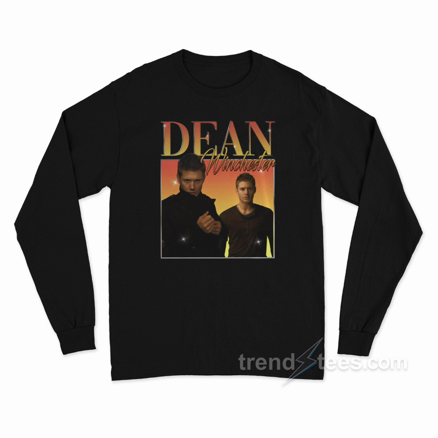 Dean Winchester Vintage Long Sleeve Shirt