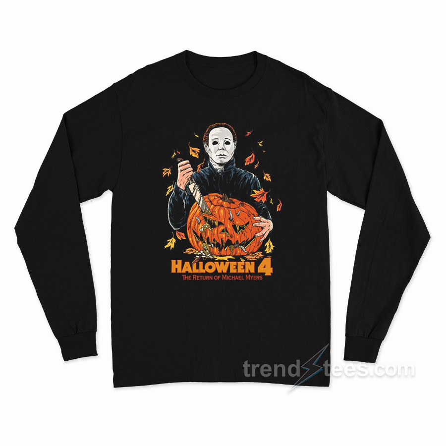 Helloween 4 The Shape Creepy Carver Long Sleeve Shirt