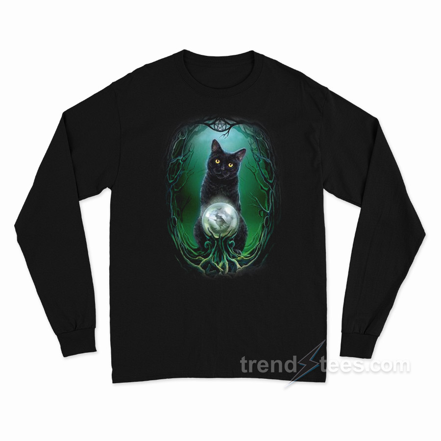 Black Cat Rise of The Witches Long Sleeve Shirt